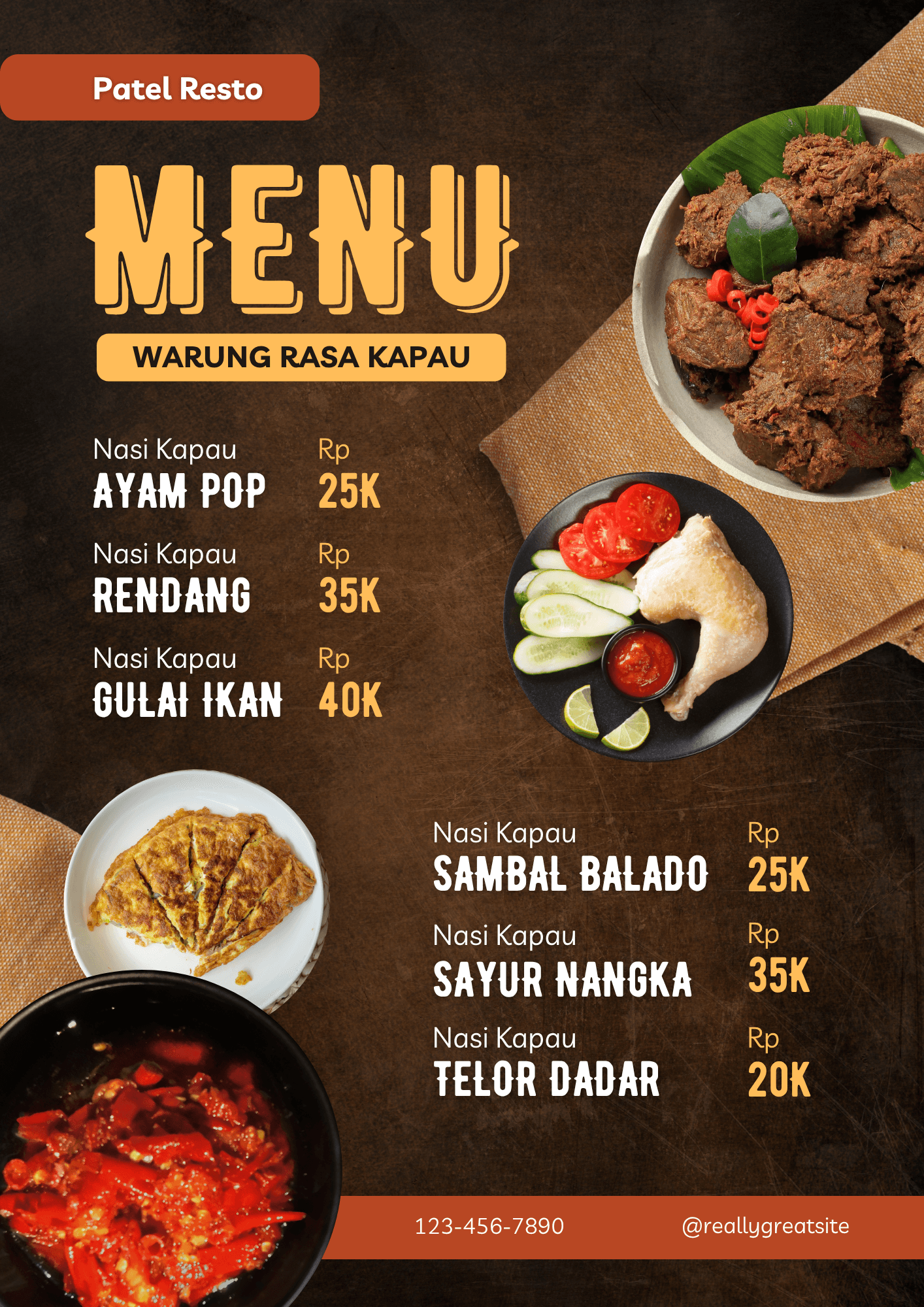 Pricelist & Menu - UMKM Kuliner